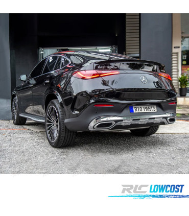 AILERON SPOILER MERCEDES GLC C254 24- LOOK AMG PRETO BRILHANTE