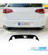 DIFUSOR VOLKSWAGEN GOLF 7 12-17 LOOK TCR PRETO BRILHANTE