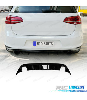 DIFUSOR VOLKSWAGEN GOLF 7 12-17 LOOK TCR PRETO BRILHANTE