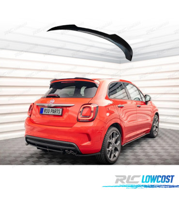 AILERON SPOILER FIAT 500X 14-18 PRETO BRILHANTE