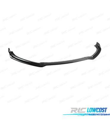 SPOILER LIP FRONTAL AUDI A6 C7 15-18 LOOK S-LINE PRETO BRILHANTE