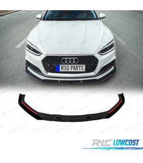 SPOILER LIP AUDI A5 LOOK RS5 16-19 PRETO