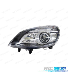 FAROL ESQ RENAULT SCENIC II 05-08 FUNDO PRETO