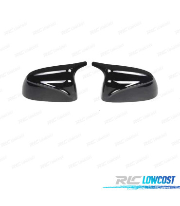 CAPAS DE ESPELHOS RETROVISORES BMW X5 G05 X6 G06 LOOK M PRETO BRILHANTE