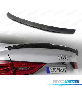 AILERON SPOILER TRASEIRO AUDI A3 8V SEDAN 12-19 LOOK RS3 CARBONO