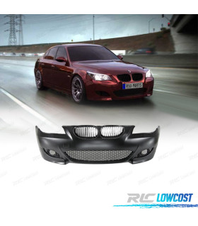 PARA-CHOQUES + GRELHAS FRONTAIS BMW E60 03-07 LOOK M5 PRETO SRA
