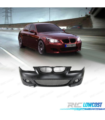 PARA-CHOQUES + GRELHAS FRONTAIS BMW E60 03-07 LOOK M5 PRETO SRA
