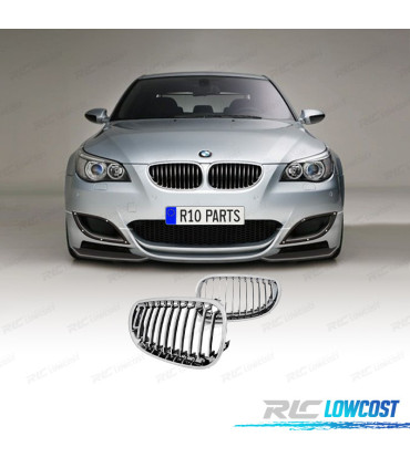 GRELHAS FRONTAIS BMW E60 E61 03-10 CROMADO