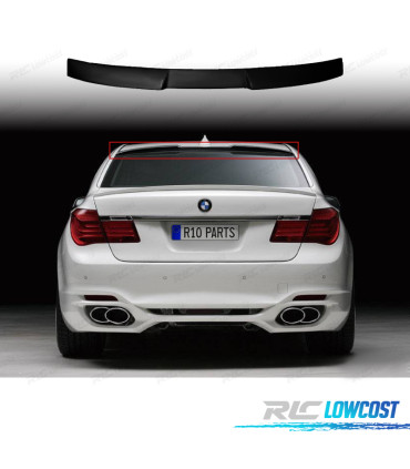 AILERON SPOILER VIDRO TRASEIRO BMW F01 08-15 LOOK M PRETO BRILHANTE