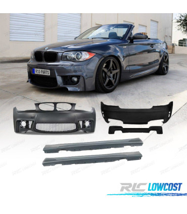 KIT CARROÇARIA BMW E82 E88 04-12 LOOK 1M
