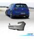 PARA-CHOQUES TRASEIRO VOLKSWAGEN VW GOLF 7 12-17 LOOK R20 PDC