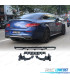 DIFUSOR MERCEDES C-CLASS W205 AMG 14-18 LOOK C63 MOLDURA PRATA