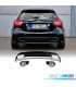 DIFUSOR TRASEIRO MERCEDES W176 12-18 LOOK AMG A45 PRETO