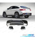 DIFUSOR MERCEDES C292 14-18 LOOK AMG GLE63 CROMADO + PONTEIRAS ESCAPE