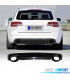 DIFUSOR TRASEIRO AUDI A6 C6 AVANT LOOK RS6 04-08 PRETO BRILHANTE