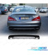 DIFUSOR TRASEIRO MERCEDES CLA W117 13-18 LOOK AMG CLA45 + PONTEIRAS DE ESCAPE