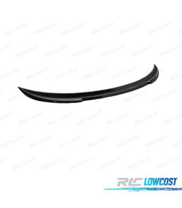 AILERON LIP SPOILER TRASEIRO BMW E90 LOOK M4 PSM PRETO BRILHANTE