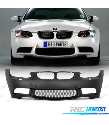 PÁRA-CHOQUES FRONTAL BMW SERIE 3 E92 E93 06-10 LOOK M3 + CONDUTAS DE TRAVOES AR