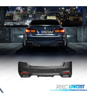 PARA-CHOQUES TRASEIRO BMW F30 LOOK M3 + KIT DE ESCAPE