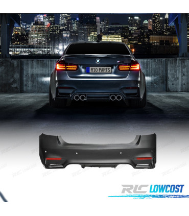 PARA-CHOQUES TRASEIRO BMW F30 LOOK M3 + KIT DE ESCAPE