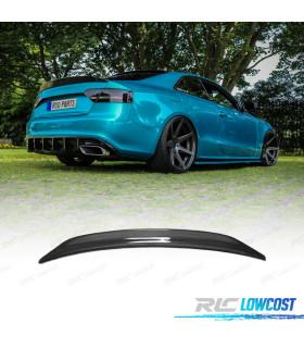 AILERON SPOILER AUDI A5 COUPE 07-16 LOOK RS5 CARBONO