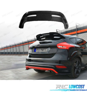 AILERON SPOILER DE TETO FORD FOCUS ST 12- CARBONO COM LUZ STOP