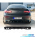 DIFUSOR MERCEDES CLASE E C238 16- AMG PRETO BRILHANTE LOOK E63 + PONTEIRAS ESCAPE