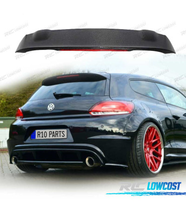 AILERON SPOILER VOLKSWAGEN VW SCIROCCO 08-17  CARBONO