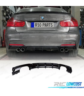 DIFUSOR BMW F30 F31 LOOK M PERFORMANCE PRETO BRILHANTE