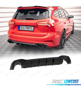DIFUSOR TRASEIRO FORD FOCUS 19- PRETO BRILHANTE