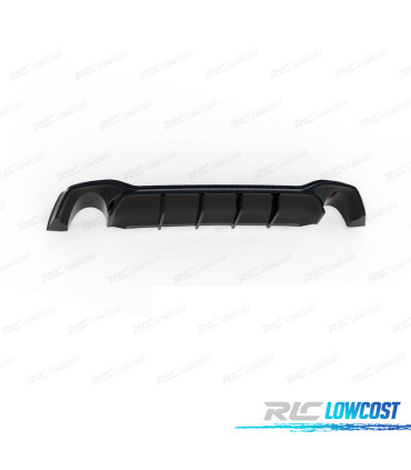 DIFUSOR TRASEIRO FORD FOCUS 19- PRETO BRILHANTE