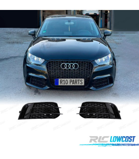 GRELHA AUDI A1 12-15 LOOK RS1 PRETO BRILHANTE