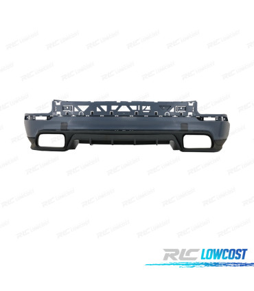 PARA-CHOQUES TRASEIRO PORSCHE CAYENNE 18-23 + DIFUSOR LOOK TURBO