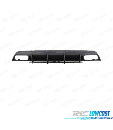 DIFUSOR TRASEIRO MERCEDES CLASE A W176 AMG 12-18 LOOK A45 CARBONO