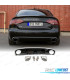 DIFUSOR TRASEIRO AUDI A4 B8 AVANT 12-15 LOOK RS4 + PONTEIRAS DE ESCAPE