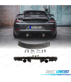 KIT CARROÇARIA PORSCHE CAYMAN 718 17-23 LOOK GT4 CARBONO