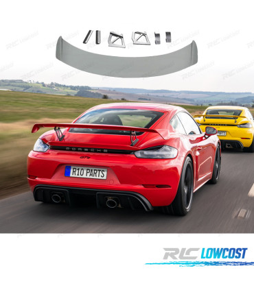 AILERON SPOILER PORSCHE CAYMAN 17-23 LOOK GT4
