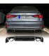 DIFUSOR TRASEIRO AUDI A3 8V SEDAN 13-15 LOOK RS3 + PONTEIRA DE ESCAPE