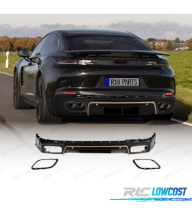 DIFUSOR PORSCHE PANAMERA 24-25 PRETO BRILHANTE