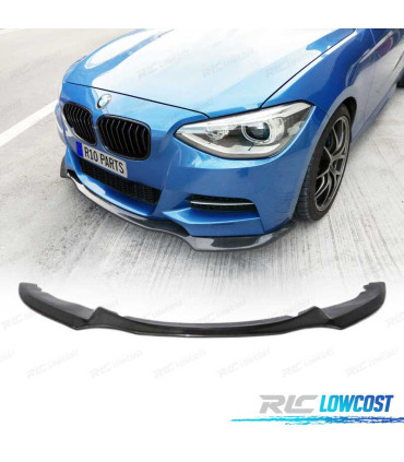 SPOILER LIP FRONTAL BMW F20 F21 12-14 LOOK M TECH CARBONO