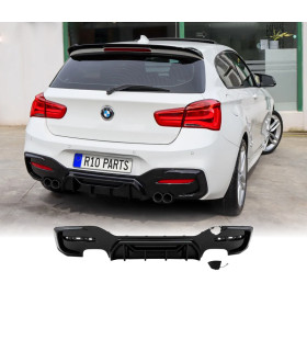 DIFUSOR BMW F20 LCI 15-19 LOOK M COMPETITION PRETO BRILHANTE