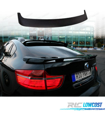 AILERON VIDRO SPOILER TRASEIRO BMW X6 E71 07-14 LOOK HAMANN ABS