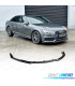 SPOILER FRONTAL AUDI A4 B9 SEDÁN AVANT 15-19 PRETO BRILHANTE ABS
