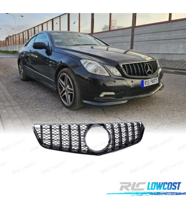 GRELHA FRONTAL MERCEDES E C207 A207 09-13 PRETO BRILHANTE LOOK GTR
