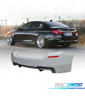 PARA-CHOQUES TRASEIRO BMW F10 10-17 LOOK M5 PDC + DUPLA SAIDA