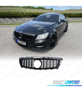 GRELHA FRONTAL MERCEDES CLS C218 11-14 PRETO BRILHANTE LOOK GT