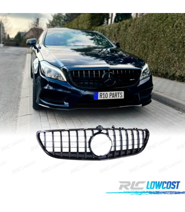 GRELHA FRONTAL MERCEDES CLS C218 W218 X218 14-18 PRETO BRILHANTE