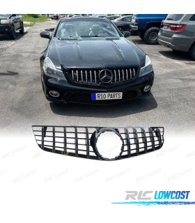 GRELHA FRONTAL MERCEDES SL R230 08-12 PRETO BRILHANTE​​​​​​​