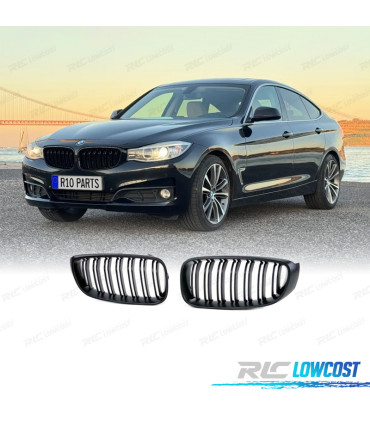 GRELHAS FRONTAIS BMW F34 GT 13-16 LOOK M PRETO MATE