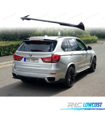 AILERON SPOILER TRASEIRO BMW X5 F15 13-18 LOOK M PRETO BRILHANTE